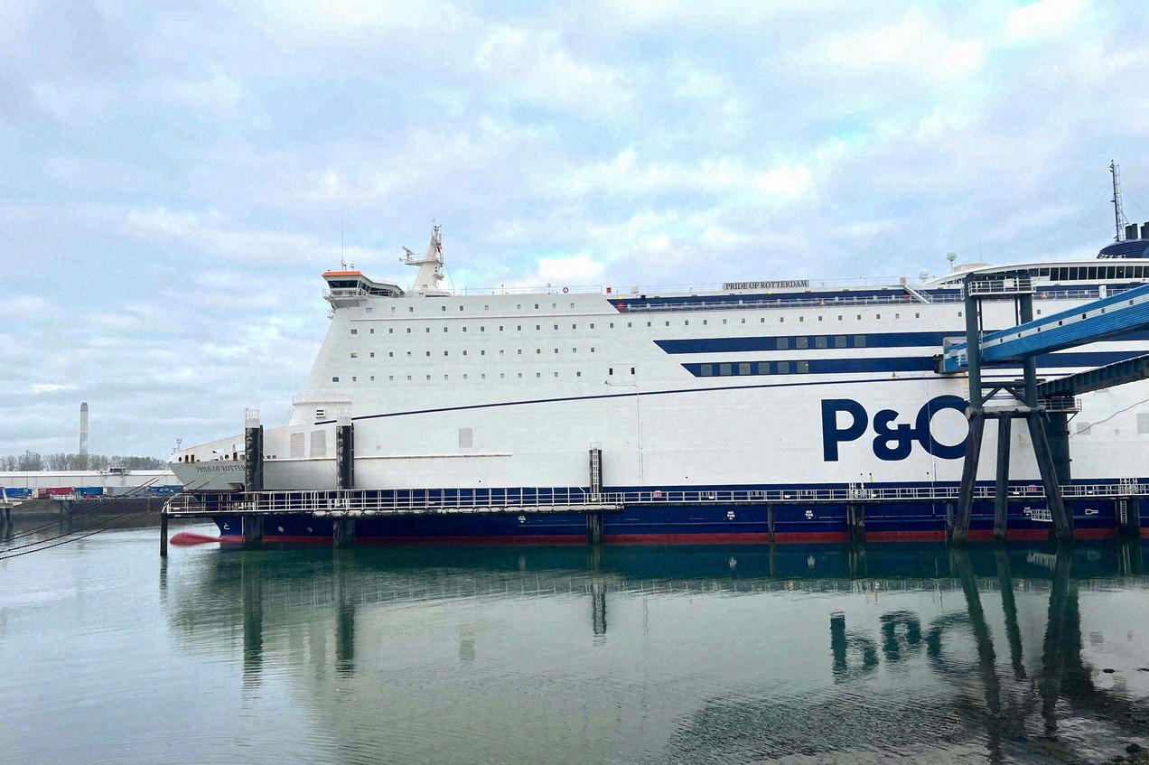Pride of Rotterdam fra P&O Ferries, et af de to skibe på ruten mellem Hull og Rotterdam.