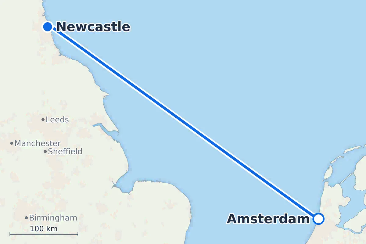 Amsterdam - Newcastle