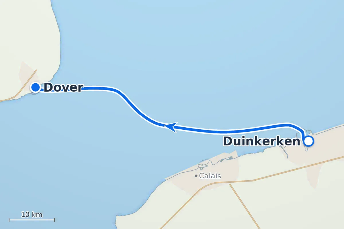 Duinkerken - Dover